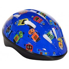 Capstone Toddler Helmet  Blue Robots - B0741BC511